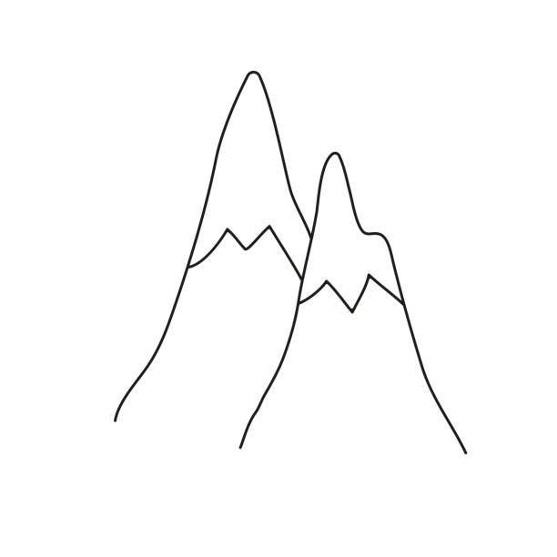 istock Majestic mountains rise high with snow-capped peaks against a clear sky 2198743102