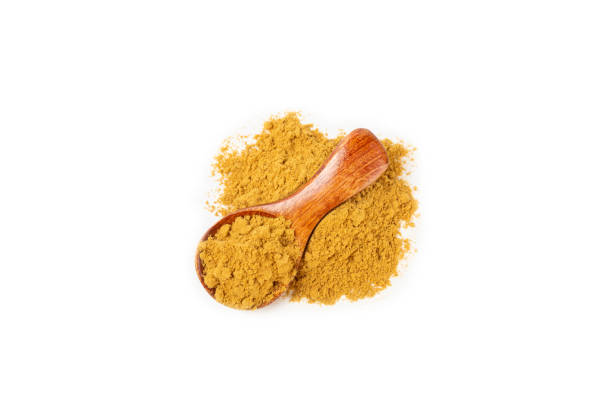 istock Fresh ginger and lemon isolated on white background. Sliced ​​ginger. Ginger root. Traditional alternative medicine, healing tea for immunity. Close-up. 2198745325