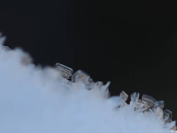 Crystal frost formations