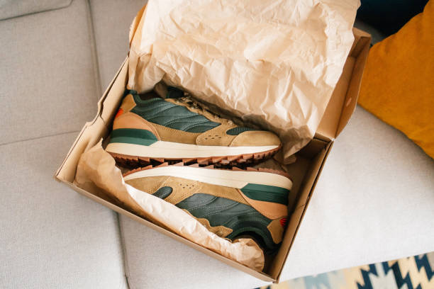 Brand-new sneakers in the box