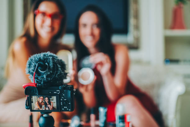 istock Influencers reviewing make-up products 2198757784