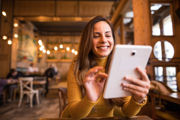 istock Dedicating some time to her blog 2198758426