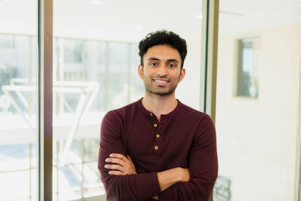 istock Confident Young Man Smiling, Arms Crossed, Portrait 2198758868