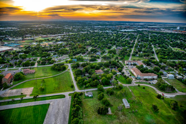 istock Suburban Houston Aerial 2198762977