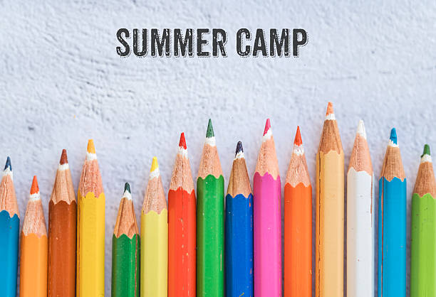 istock Colorful pencils and summer camp text 2198765753