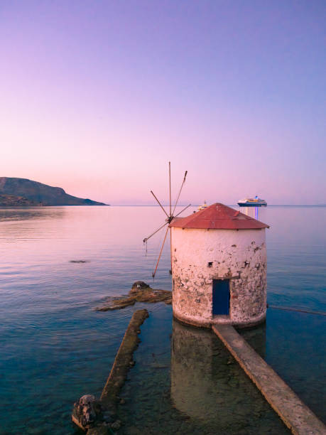 Agia Marina village, Leros island, Dodecanese, Greece