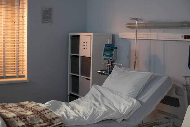 istock A contemporary hospital room equipped with an adjustable bed and generous natural light streams in 2198768266