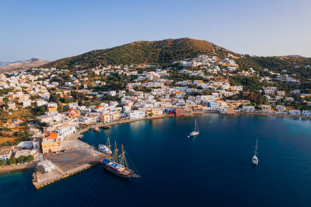 istock Agia Marina village, Leros island, Dodecanese, Greece 2198768268
