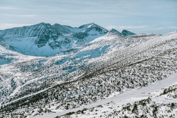 istock Beautiful Winter Mountain Landscape with Ski Slope 2198768283