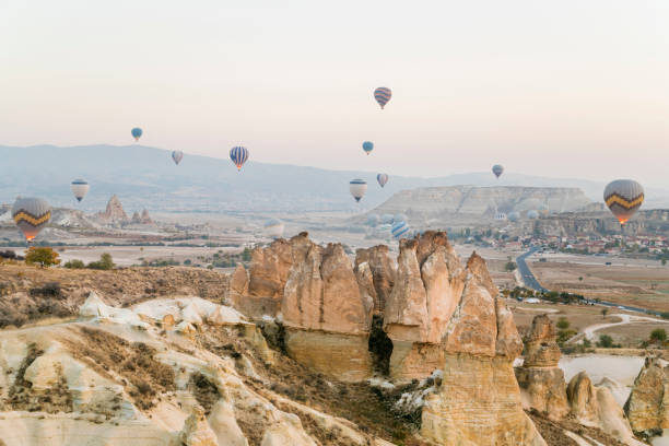istock Balloons in  Cappadocia ,Turkey 2198769471