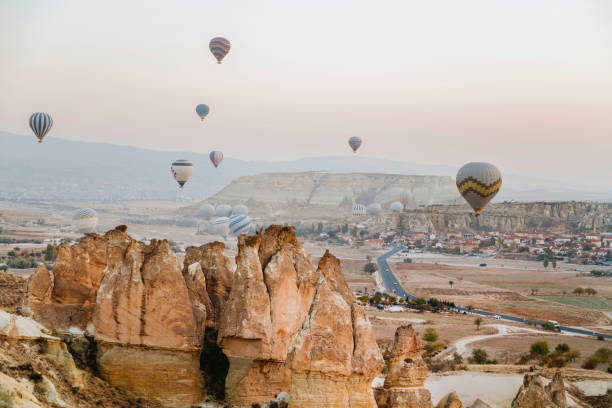istock Balloons in  Cappadocia ,Turkey 2198769487