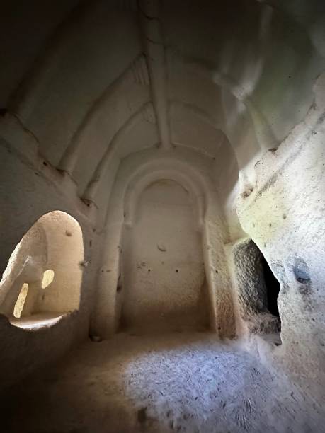istock Vaulted Ceilings in a Historic Abandoned Cave Church (Rose Valley, Turkiye) 2198770141