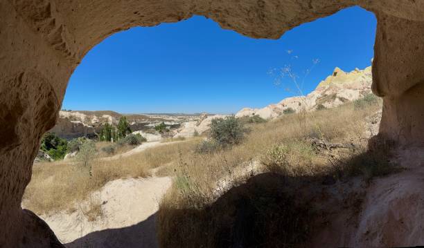istock Cave View of Cappadocia Landscape (Cappadocia, Turkey) 2198770215