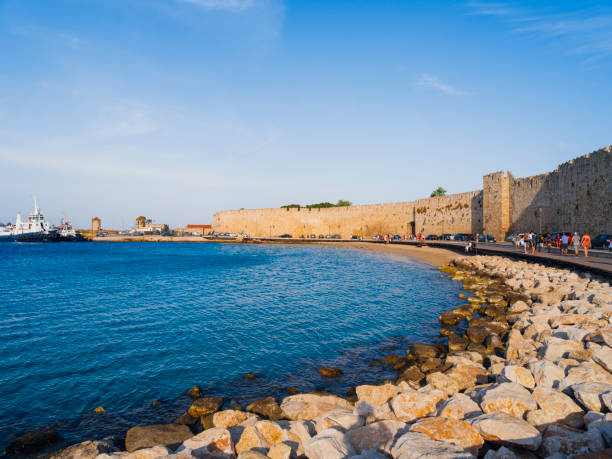 Sachtouri Beach on Rhodes, Greece