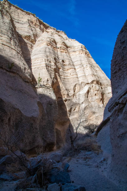 istock Slot Canyon featuring Cone like tent Rocks -Multicolored rocks shaped like historic native American tents. Kasha-Katuwe Tent Rocks National Monument in New Mexico, SW USA 2198775006