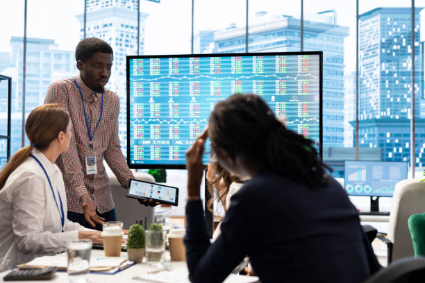 istock Employee and general manager getting into an argument during a briefing meeting 2198775748
