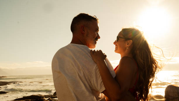 istock Sunset Love over the ocean 2198776150