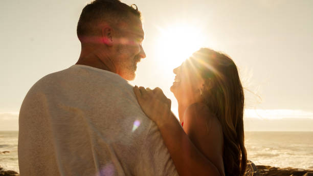 Sunset Love over the ocean