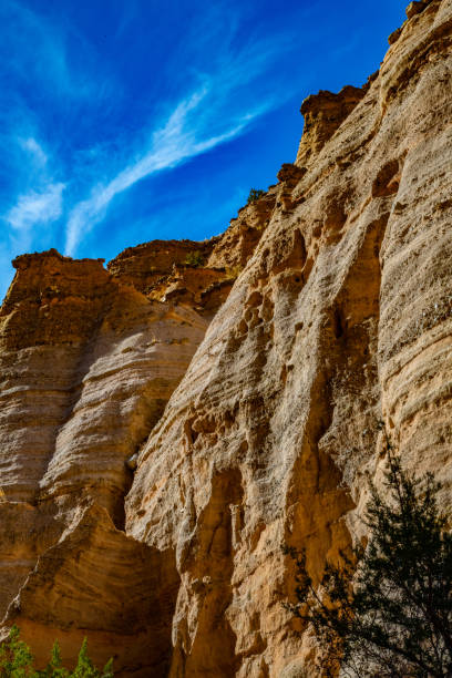 istock Slot Canyon featuring Cone like tent Rocks -Multicolored rocks shaped like historic native American tents. Kasha-Katuwe Tent Rocks National Monument in New Mexico, SW USA 2198777318