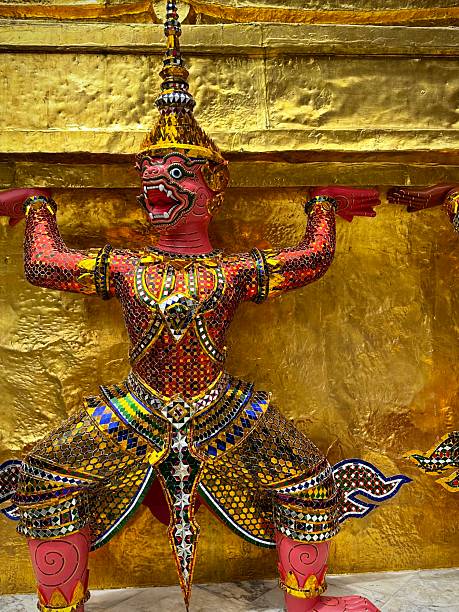 istock Red Demon Guardian Close-Up (Bangkok, Thailand) 2198778586