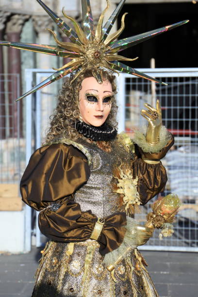 1st of March. Venice. Italy.During the annual celebration of Venice Carnival. The town is full of unrecognizable people in their amazing costumes - just waiting to be seen and photographed. An event that attracts curious, locals, tourists and photographers from all over the world. Not too mention the performers who also come from everywhere in the world.