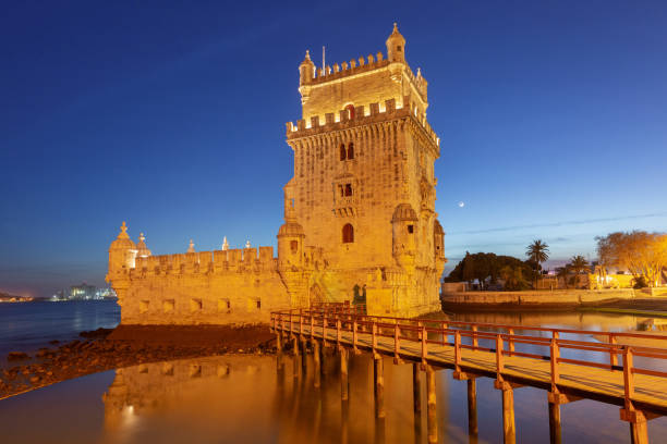 istock Belem Tower at Sunset, Lisbon, Portugal 2198789121
