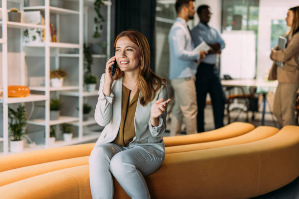 istock Successful businesswoman in the office. 2198790321