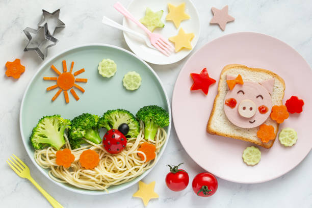 istock Healthy and funny dishes for children 2198798984