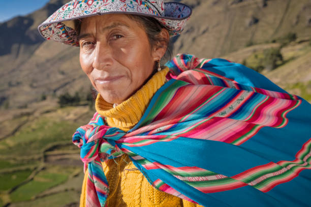 istock Peruvian woman living near Colca Canyon, Peru 2198800733