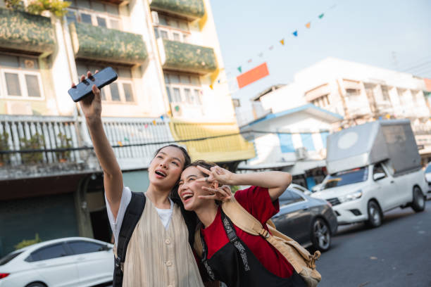istock Happy time of friend on vacation 2198807272