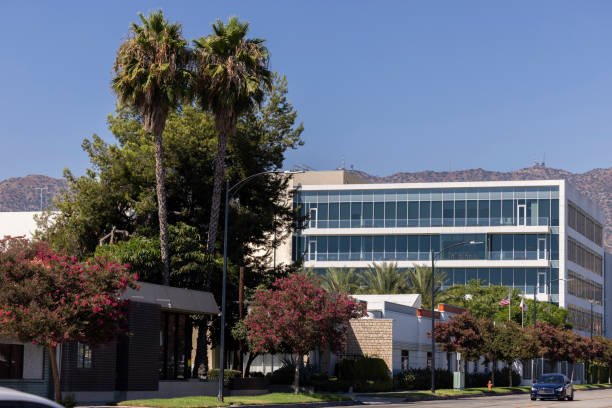 istock Downtown Burbank California Skyline 2198809005