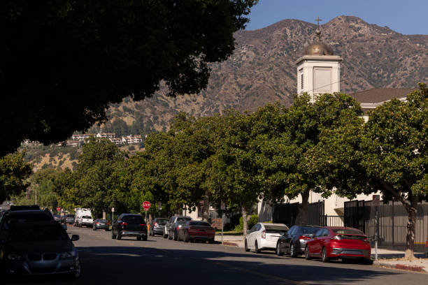istock Historic Downtown Burbank California Church 2198809032