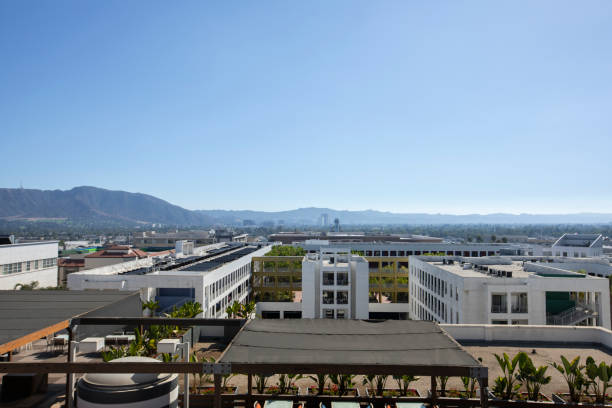 Downtown Burbank California Skyline