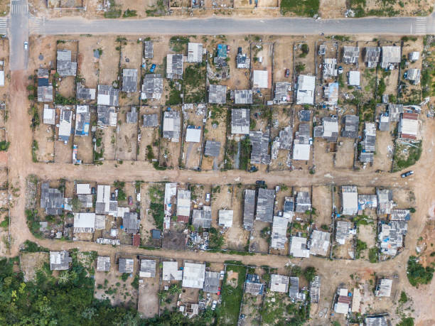 istock Poor area (favela) in Sinop, Mato Grosso state (Brazil) 2198813515