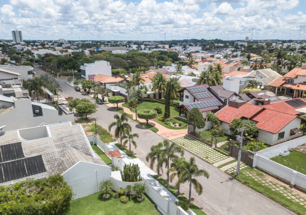 istock Wealthy neighbourhood in Sinop, Mato Grosso state (Brazil) 2198813652