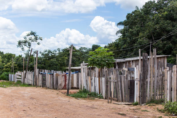 istock Poor area (favela) in Sinop, Mato Grosso state (Brazil) 2198813852