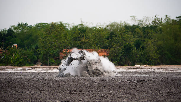 istock Mud volcano Bledug Kuwu, Indonesia 2198814011