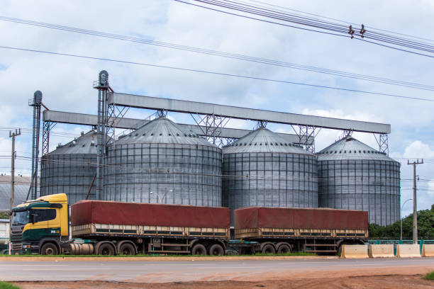 istock Grain storage/silo in Sorriso, Mato Grosso state (Brazil) 2198814756