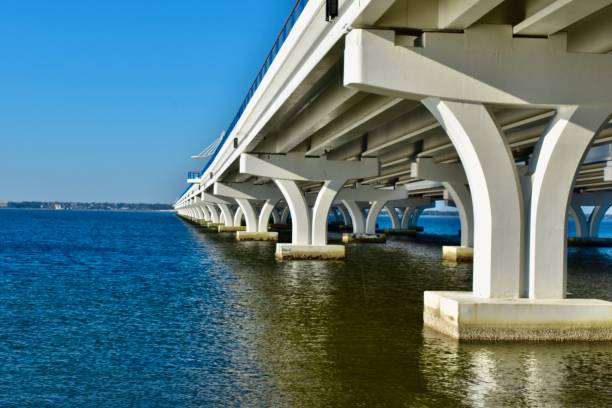 istock Three mile Pensacola Bay Bridge: a majestic modern marvel spanning the blue waters of Pensacola Bay 2198820041