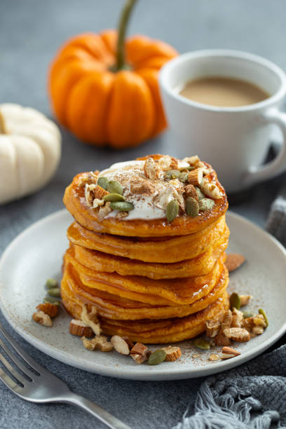istock delicious pumkin pancakes 2198826394