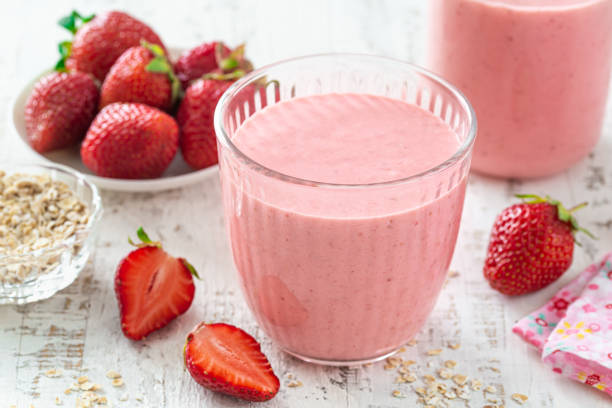 istock healthy vegan dairy free strawberry smoothie 2198826441