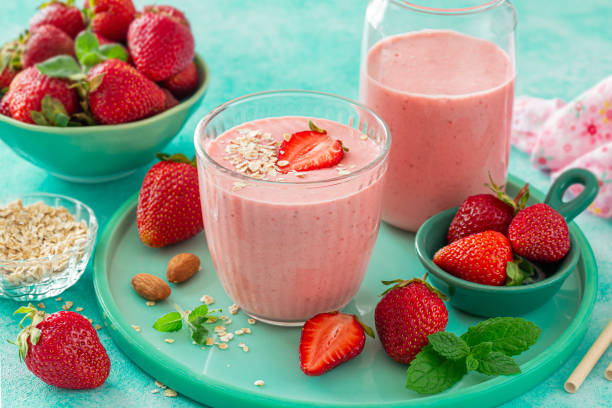 istock healthy vegan dairy free strawberry smoothie 2198826450