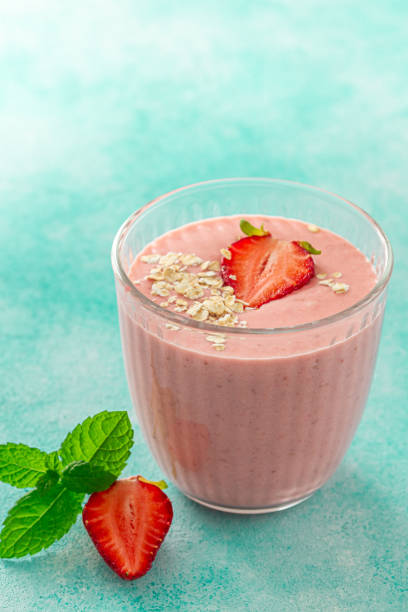istock sweet and tasty strawberry smoothie 2198826504