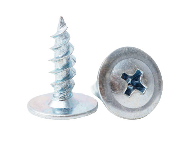 istock Two screws with a cross on the top 2198827335
