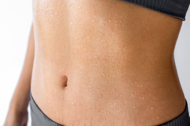 Abdomen of a unrecognizable female