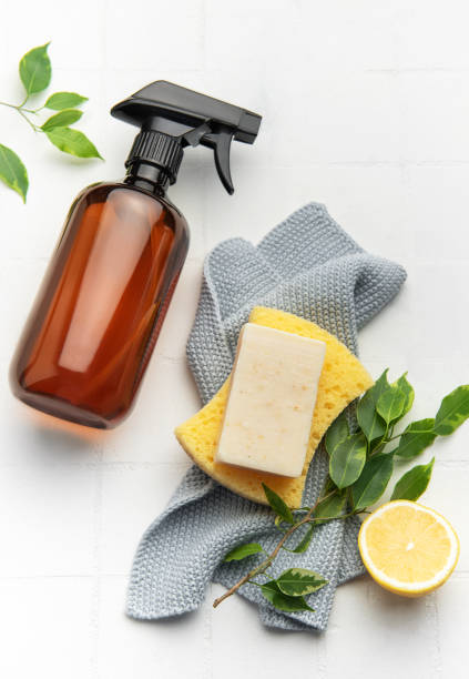 istock Eco friendly cleaning products promoting sustainable lifestyle 2198838640