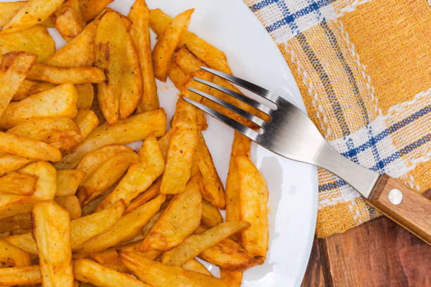 French fries with chili flakes