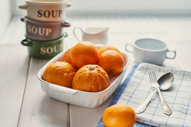 Pumpkin soup. Healthy eating.