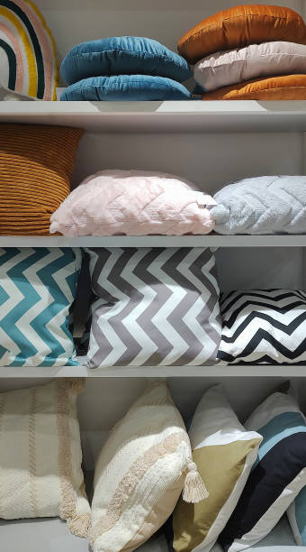 istock A bunch of pillows different colors in a supermarket 2198870872