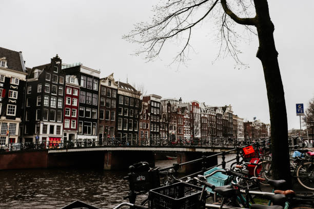 istock Amsterdam Canal Cityscape View 2198873466